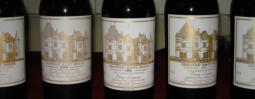 Vertical de Château Haut-Brion até 1926