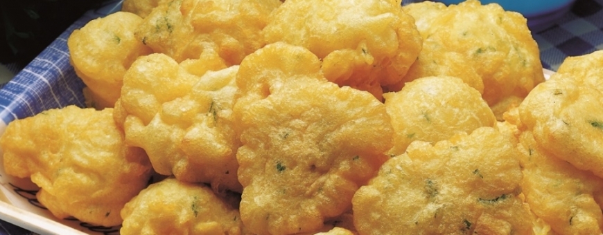 Receita de Pataniscas de Bacalhau 