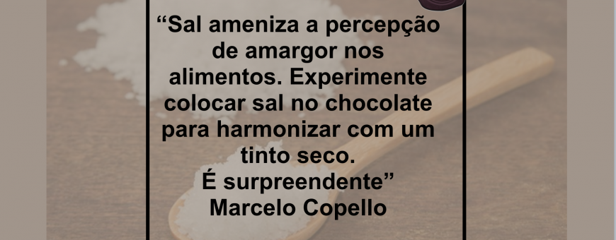 Sal ameniza a percepção de amargor nos alimentos.