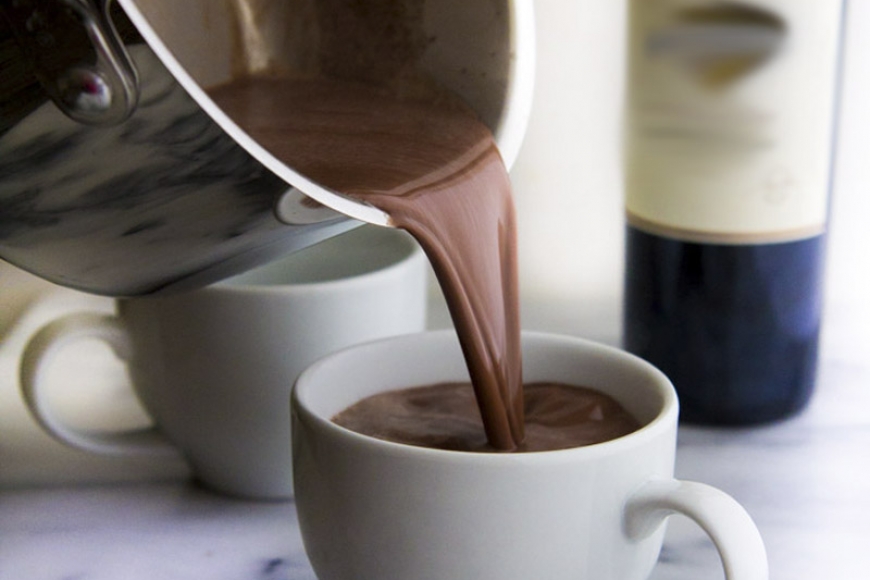 Receita de chocolate quente com vinho