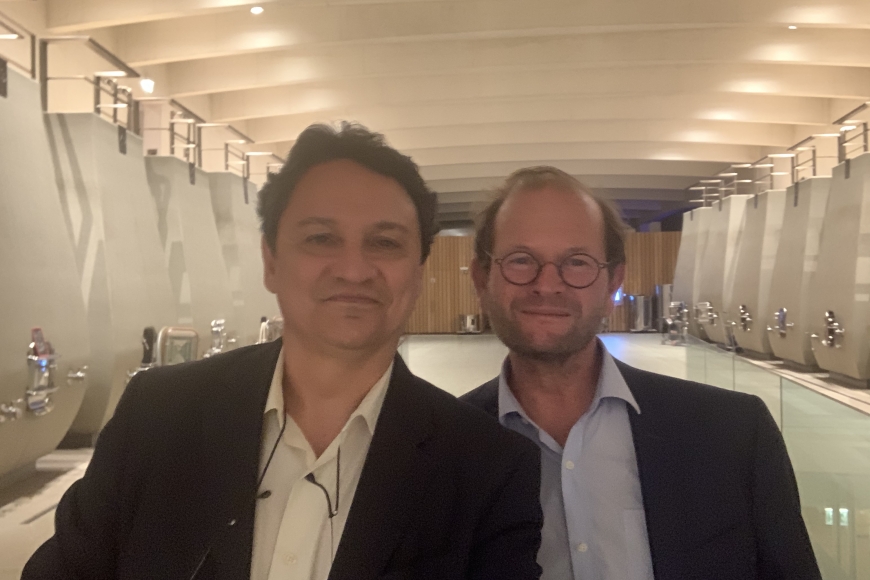 Marcelo Copelo visita o Château CHEVAL BLANC
